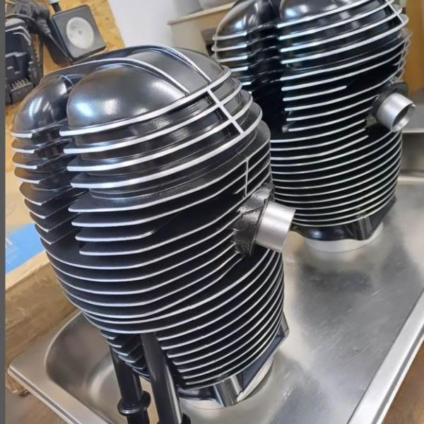 Expert en sablage à la vapeur pour pièce de moto Eure