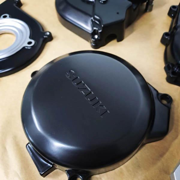 Vapor blasting pièce de moto Eure