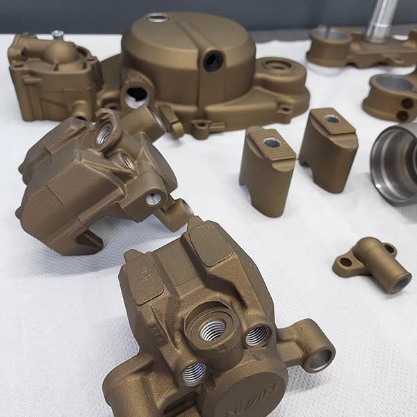 Vapor blasting pièce de moto Eure